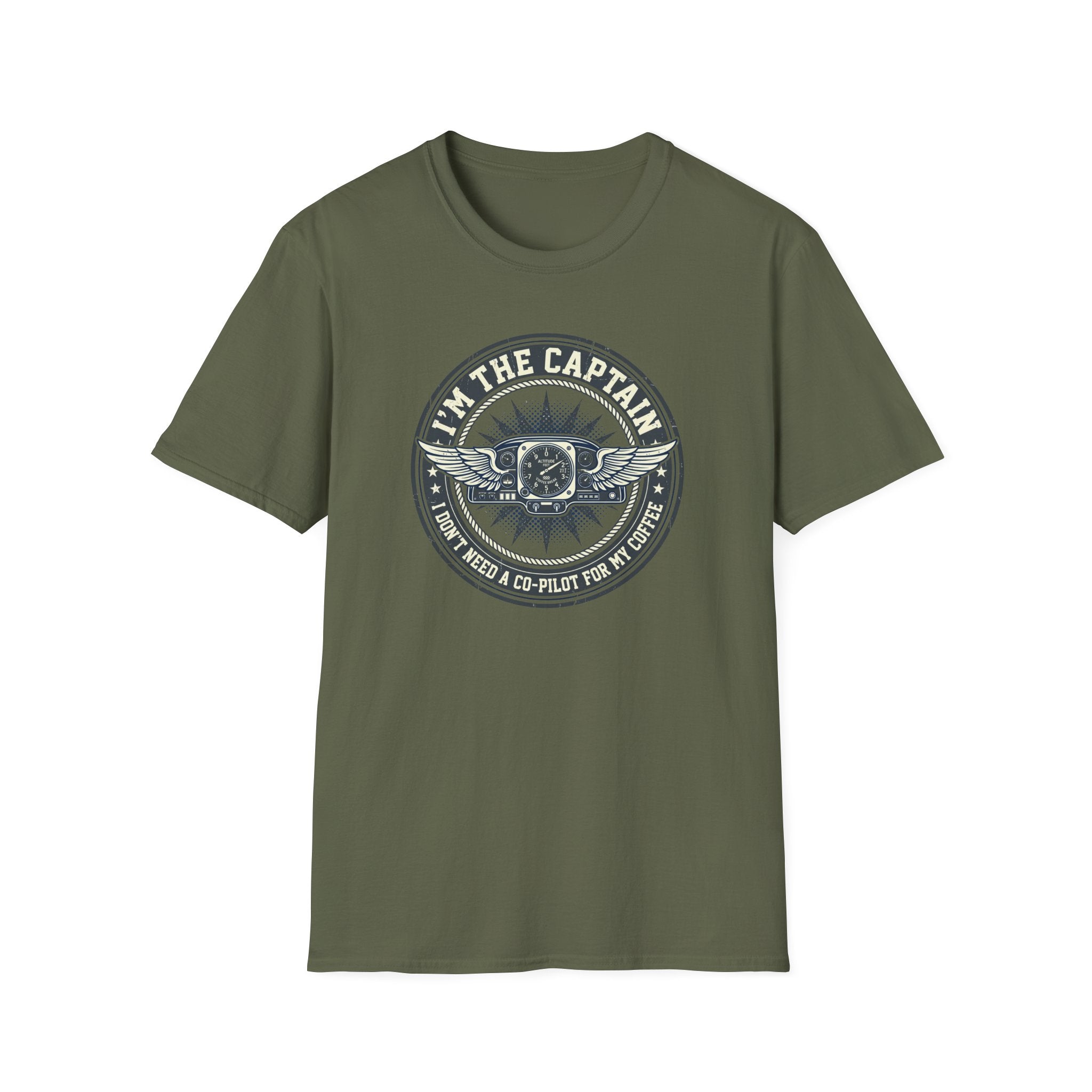 I'm The Captain No Co-Pilot Needed T-Shirt