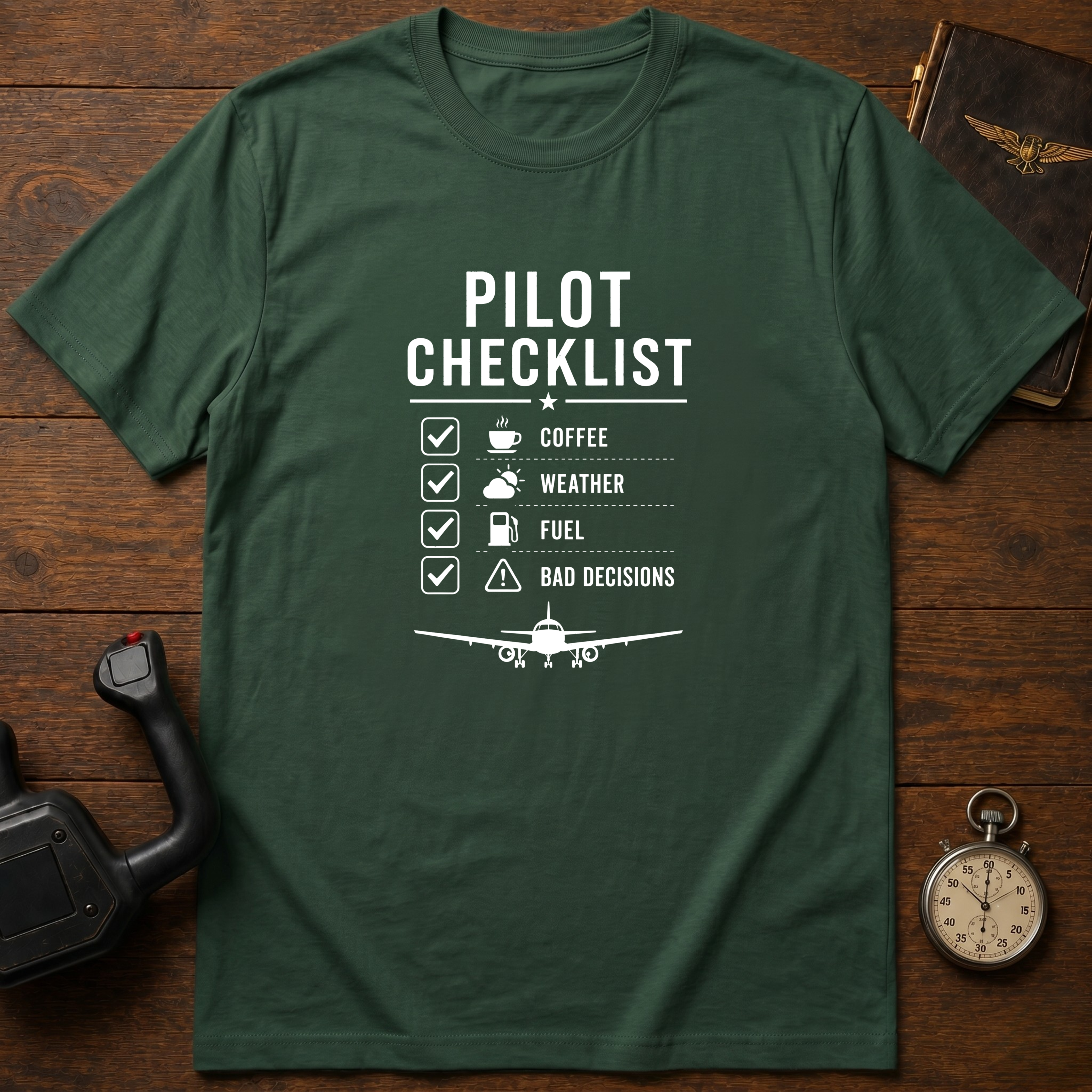 Pilot Checklist T-Shirt