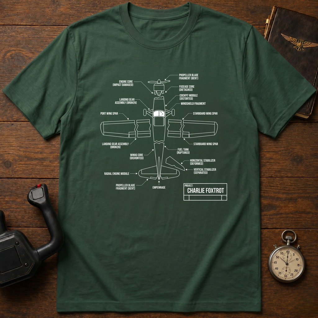 Charlie Foxtrot Schematics T-Shirt