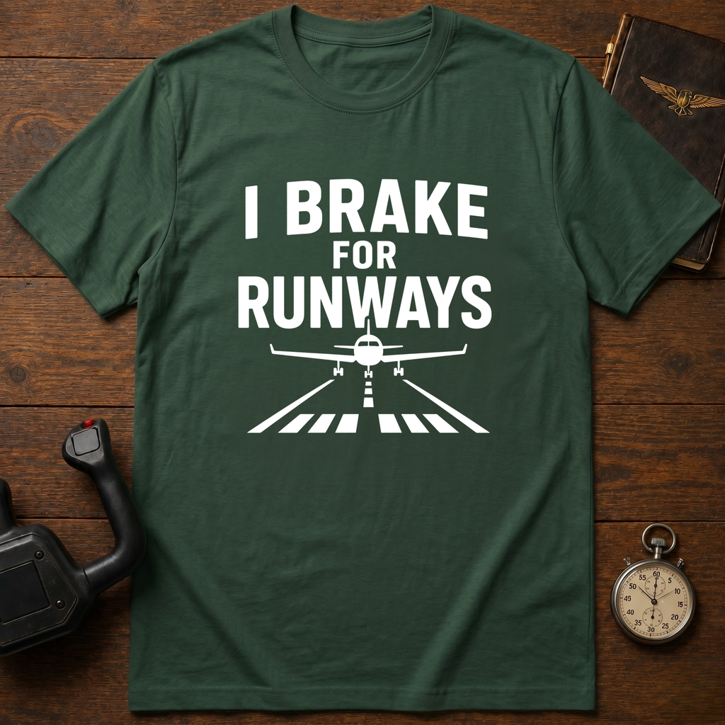 I Brake For Runways T-Shirt