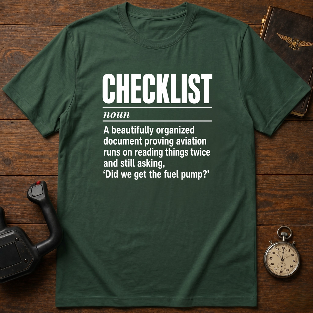Checklist Defintion T-Shirt