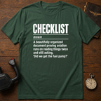 Checklist Defintion T-Shirt