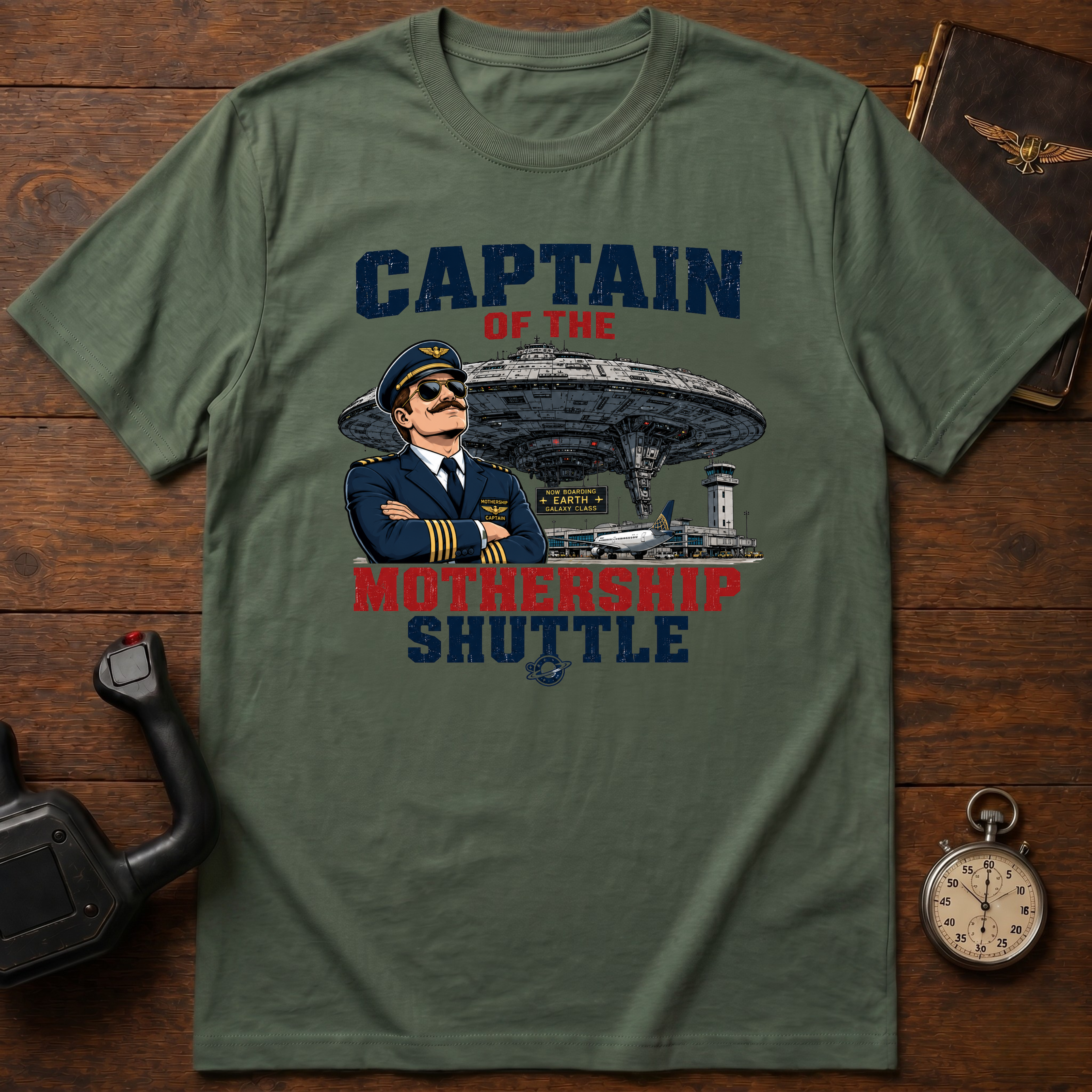 Captain Of The Mother Ship T-Shirt