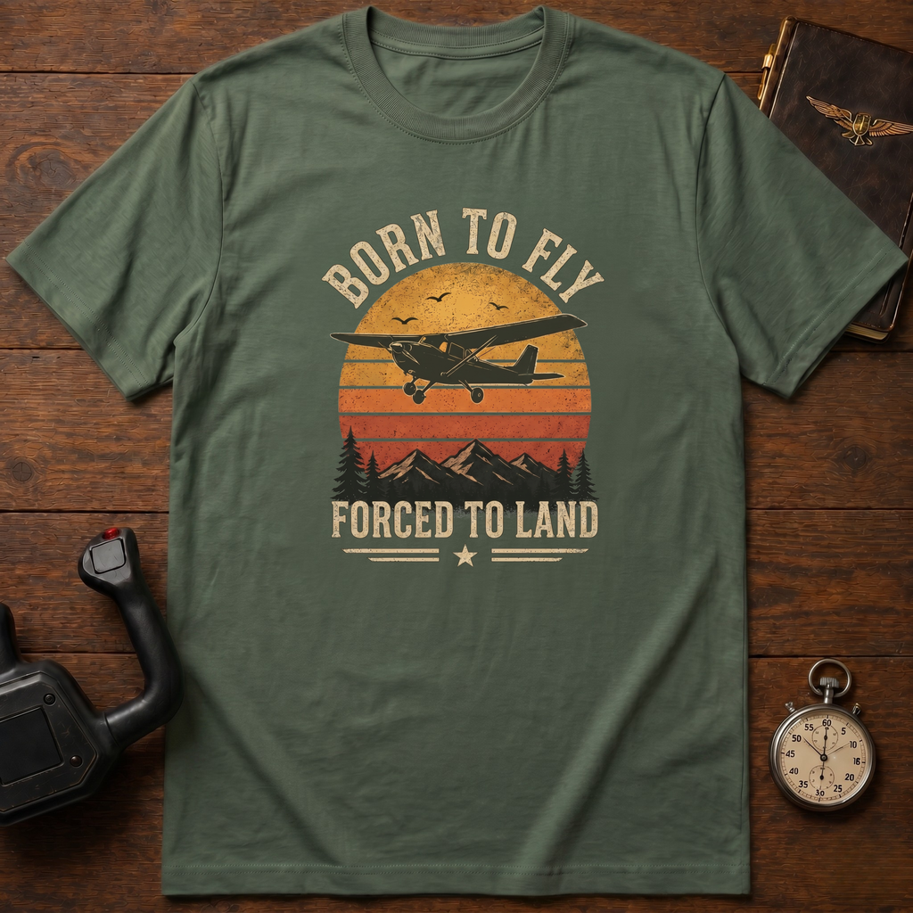 Born To Fly Forced To Land T-Shirt