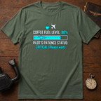 Coffee Fuel Level: 80% T-Shirt