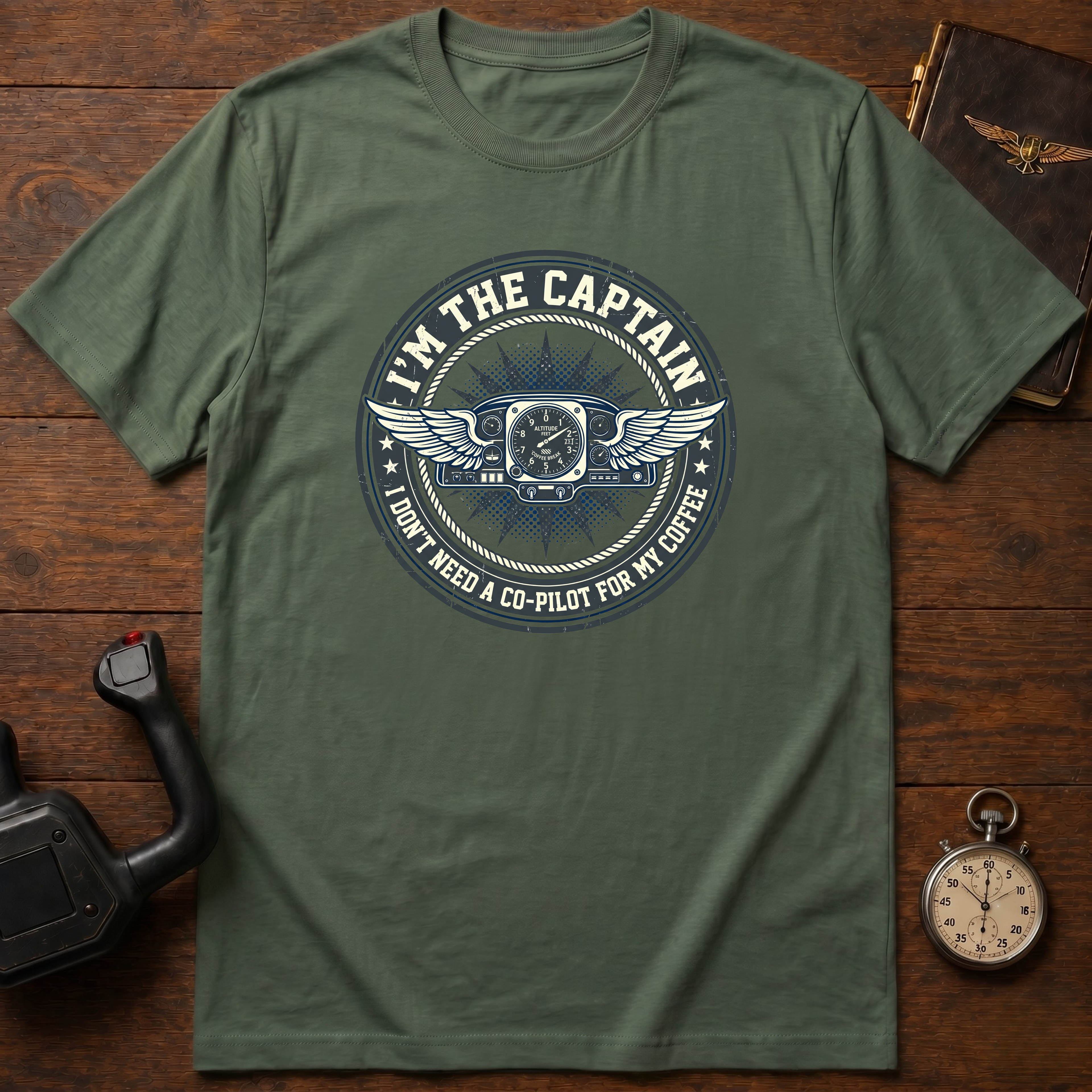 I'm The Captain No Co-Pilot Needed T-Shirt