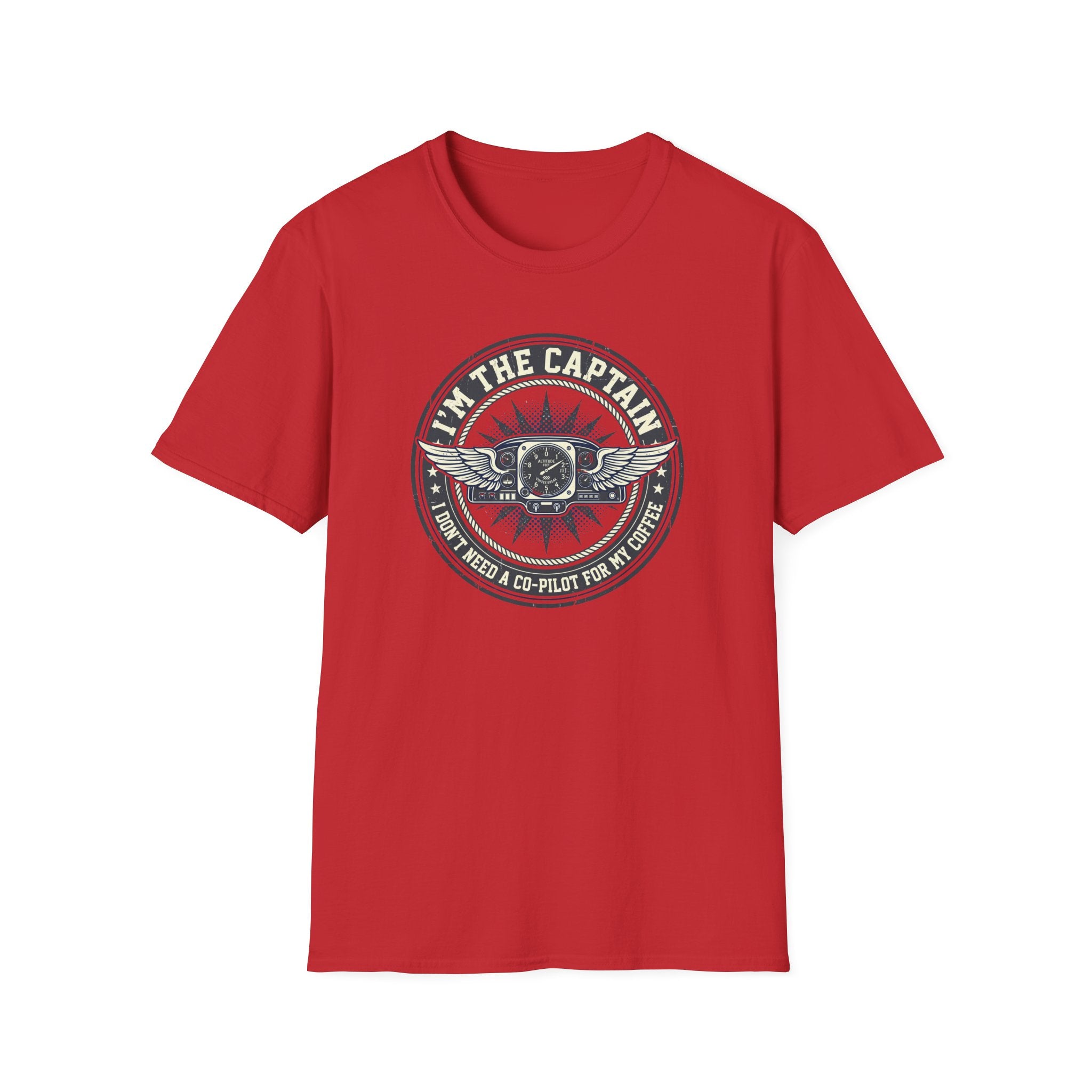 I'm The Captain No Co-Pilot Needed T-Shirt