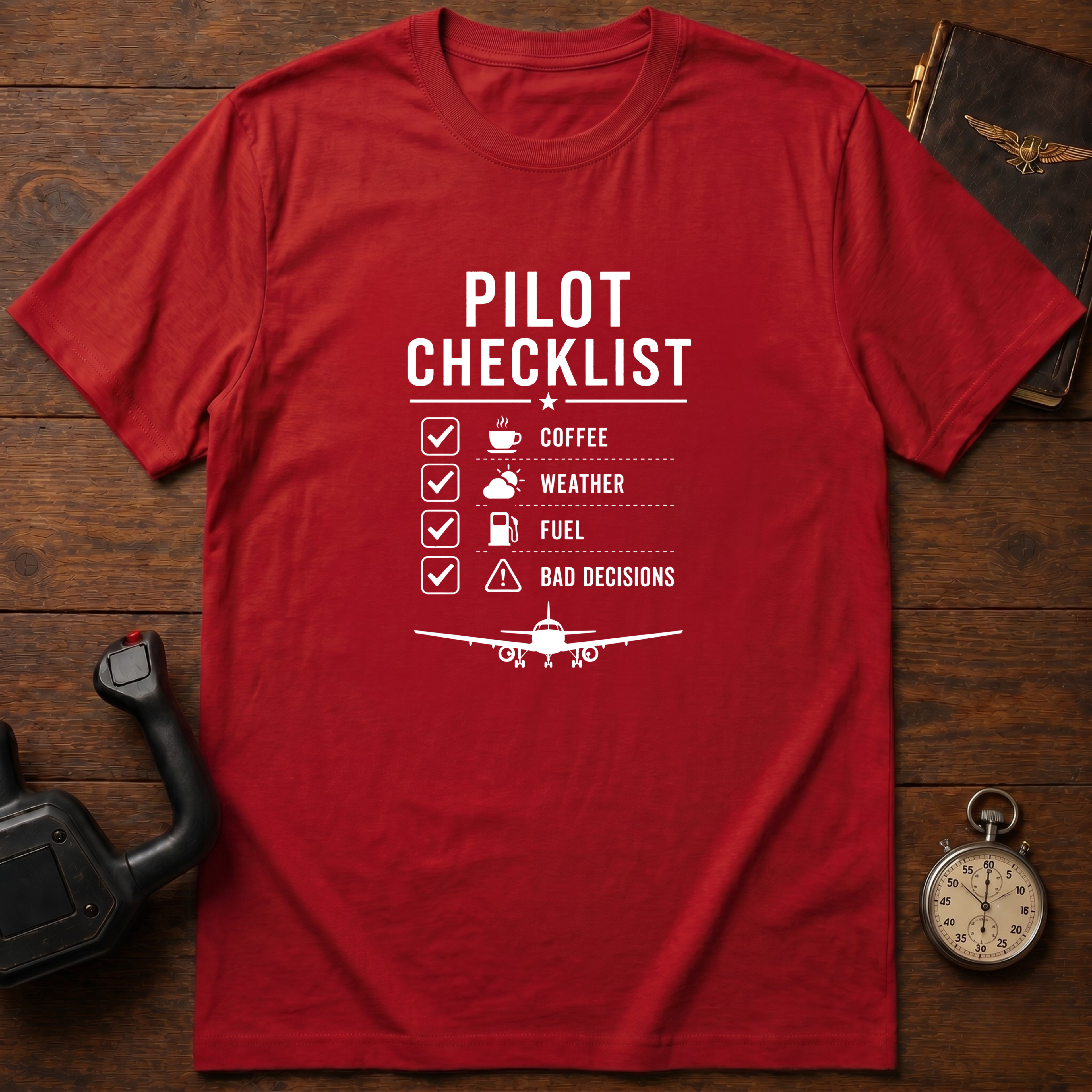 Pilot Checklist T-Shirt