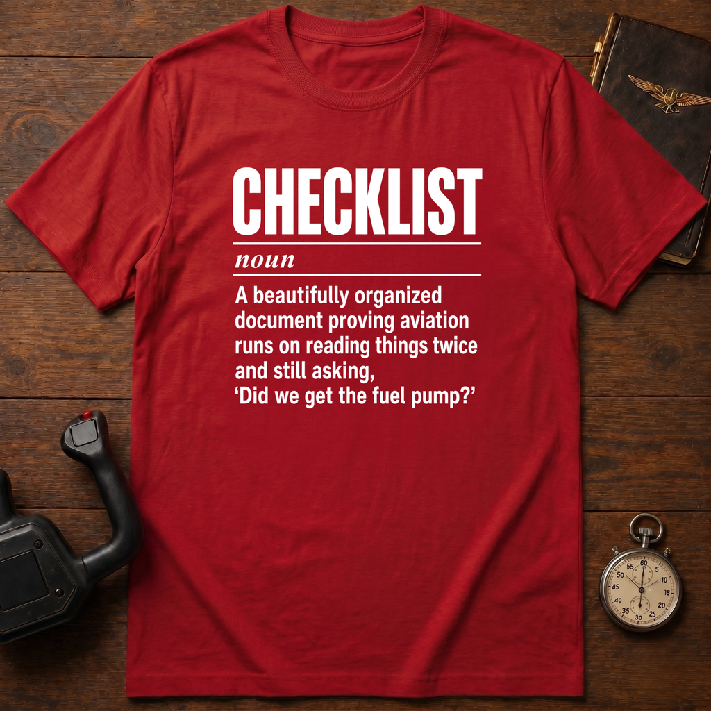 Checklist Defintion T-Shirt