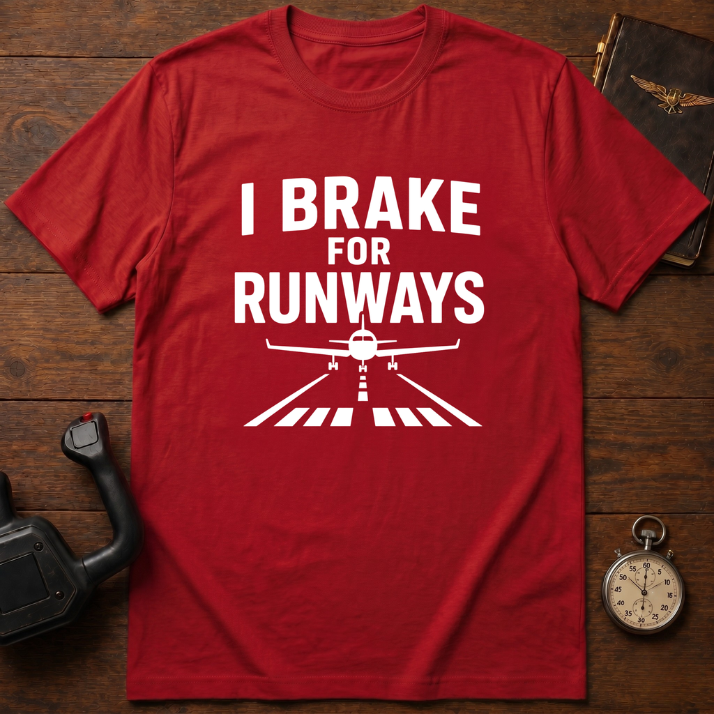 I Brake For Runways T-Shirt