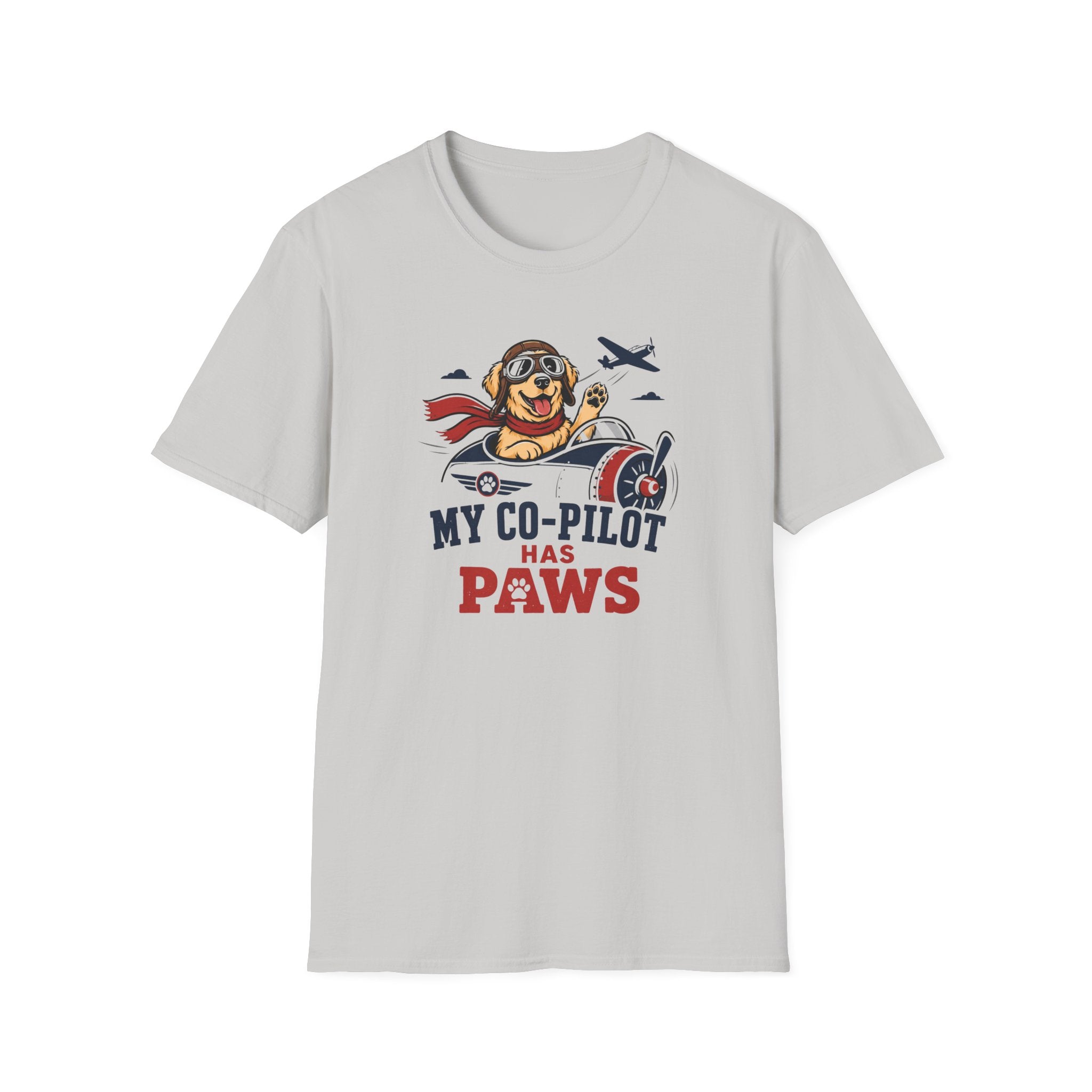 My Co-Pilot Has Paws T-Shirt