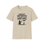 Easily Distracted By Airplanes T-Shirt