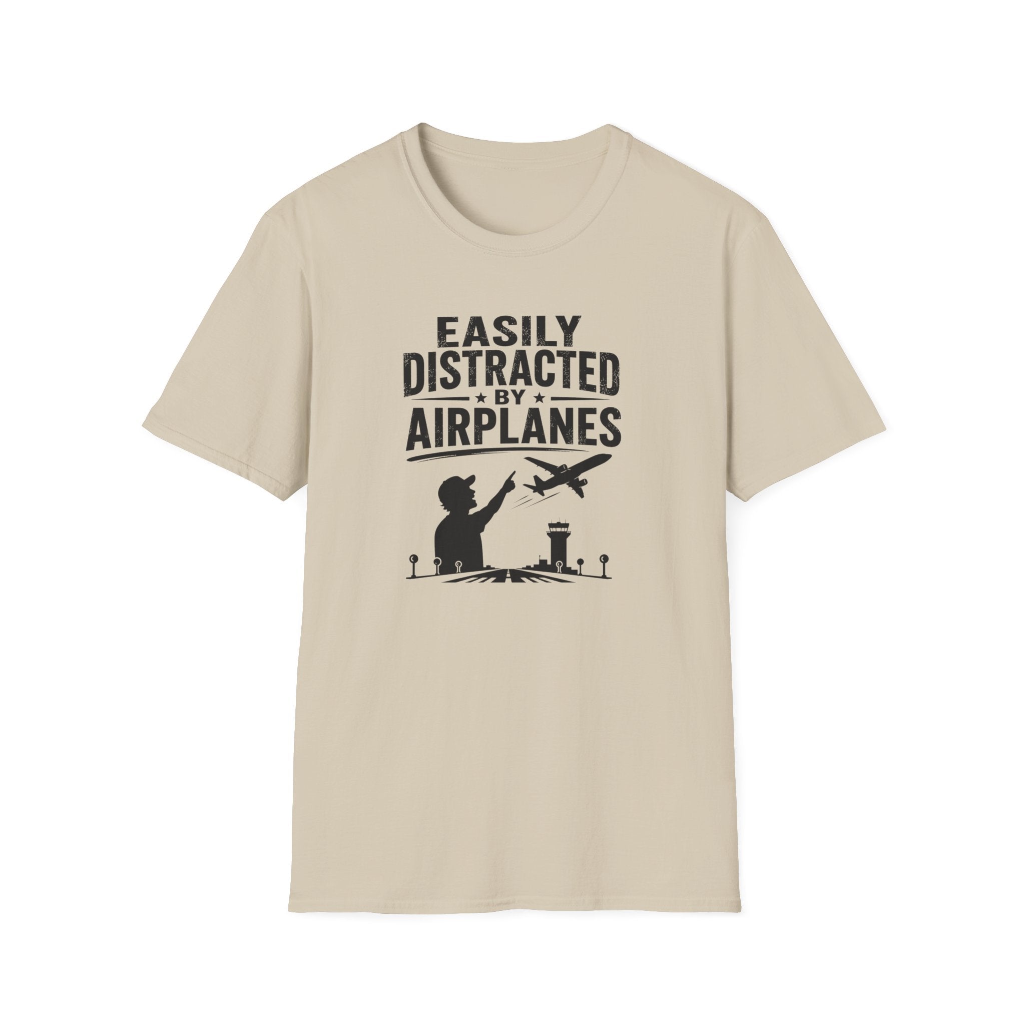 Easily Distracted By Airplanes T-Shirt