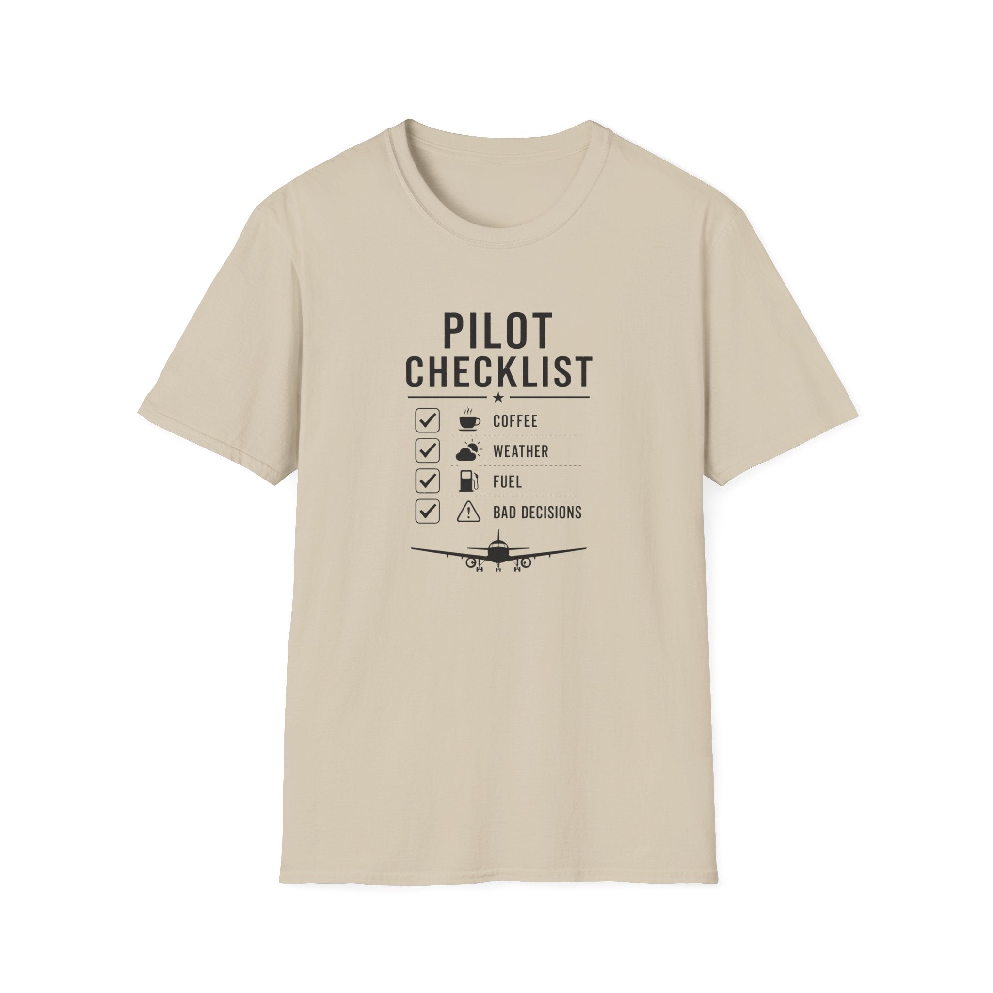 Pilot Checklist T-Shirt