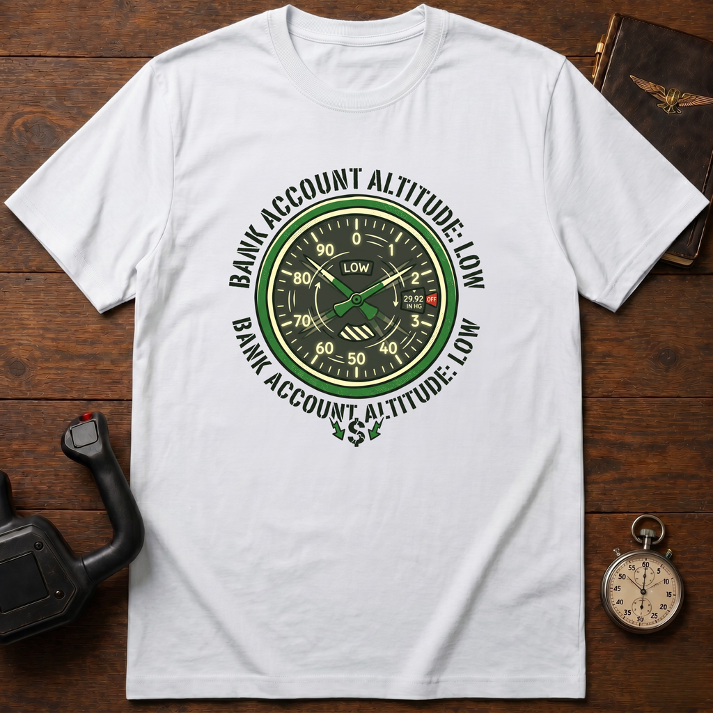 Bank Account Altitude: Low T-Shirt