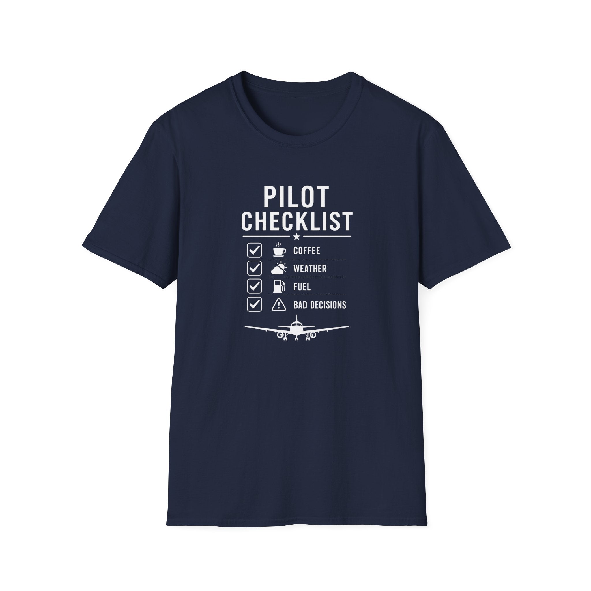 Pilot Checklist T-Shirt