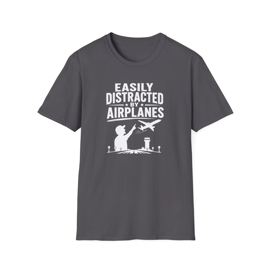 Easily Distracted By Airplanes T-Shirt