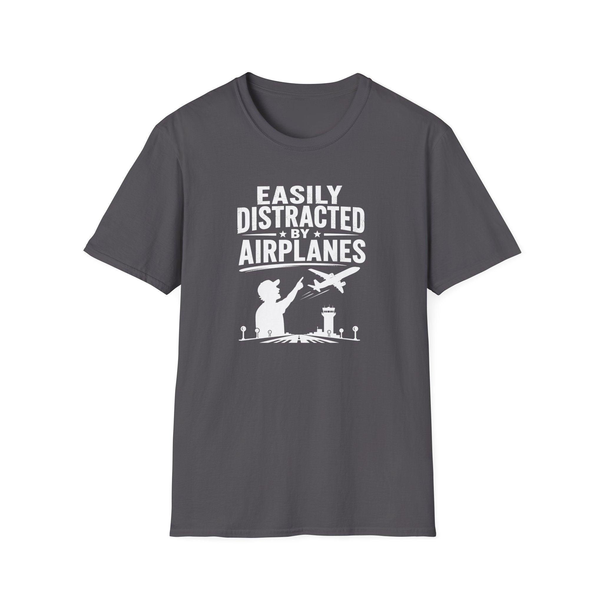 Easily Distracted By Airplanes T-Shirt