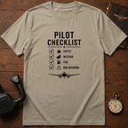 Pilot Checklist T-Shirt
