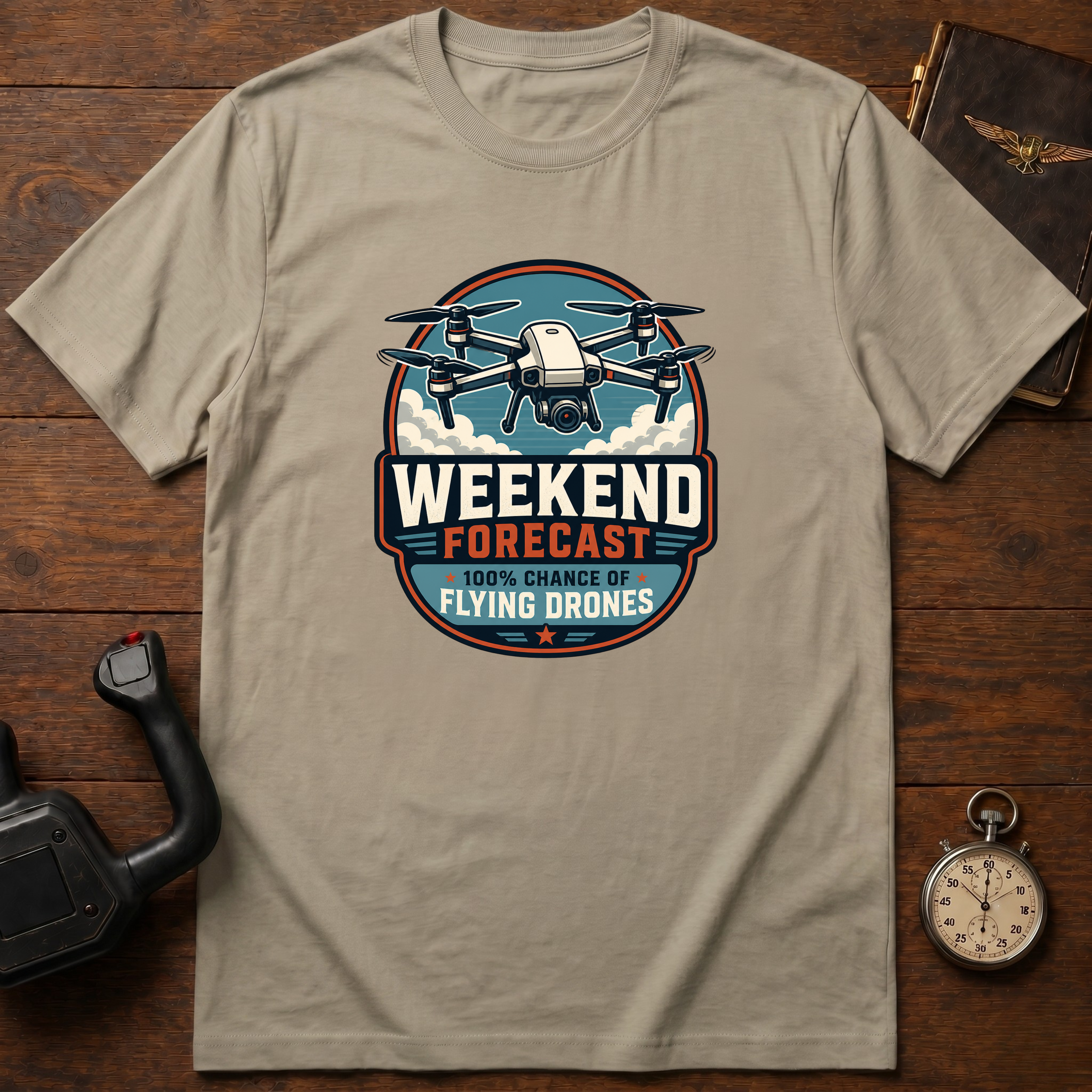 Weekend Forecast: Flying Drones T-Shirt