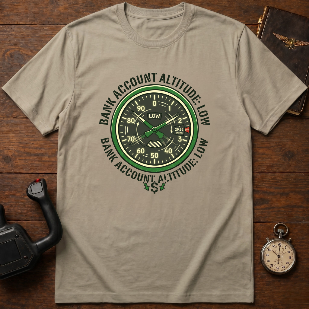 Bank Account Altitude: Low T-Shirt