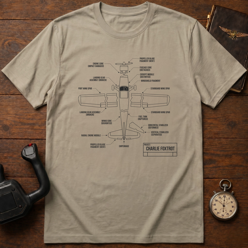 Charlie Foxtrot Schematics T-Shirt