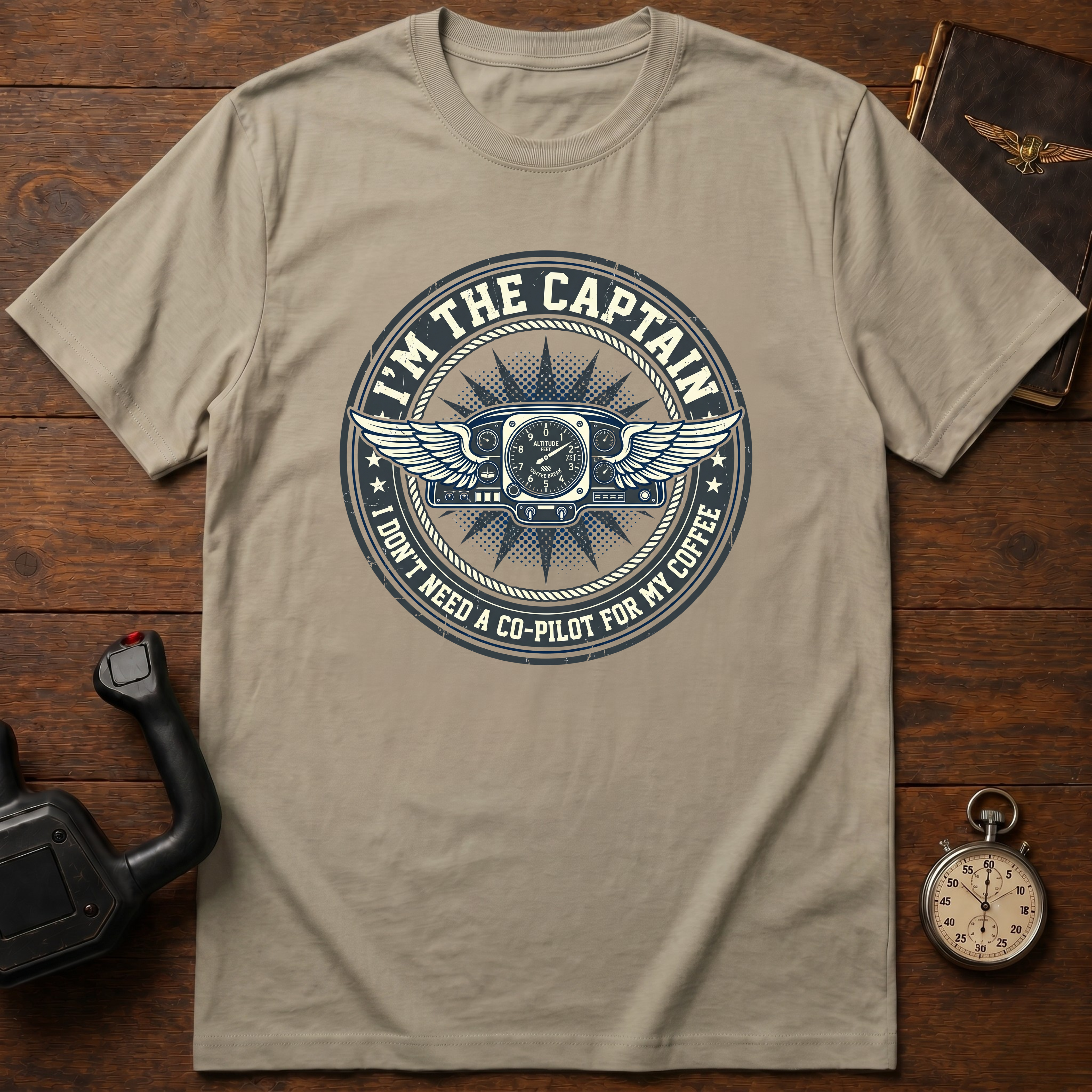 I Don't Need A Co-Pilot For My Coffee T-Shirt