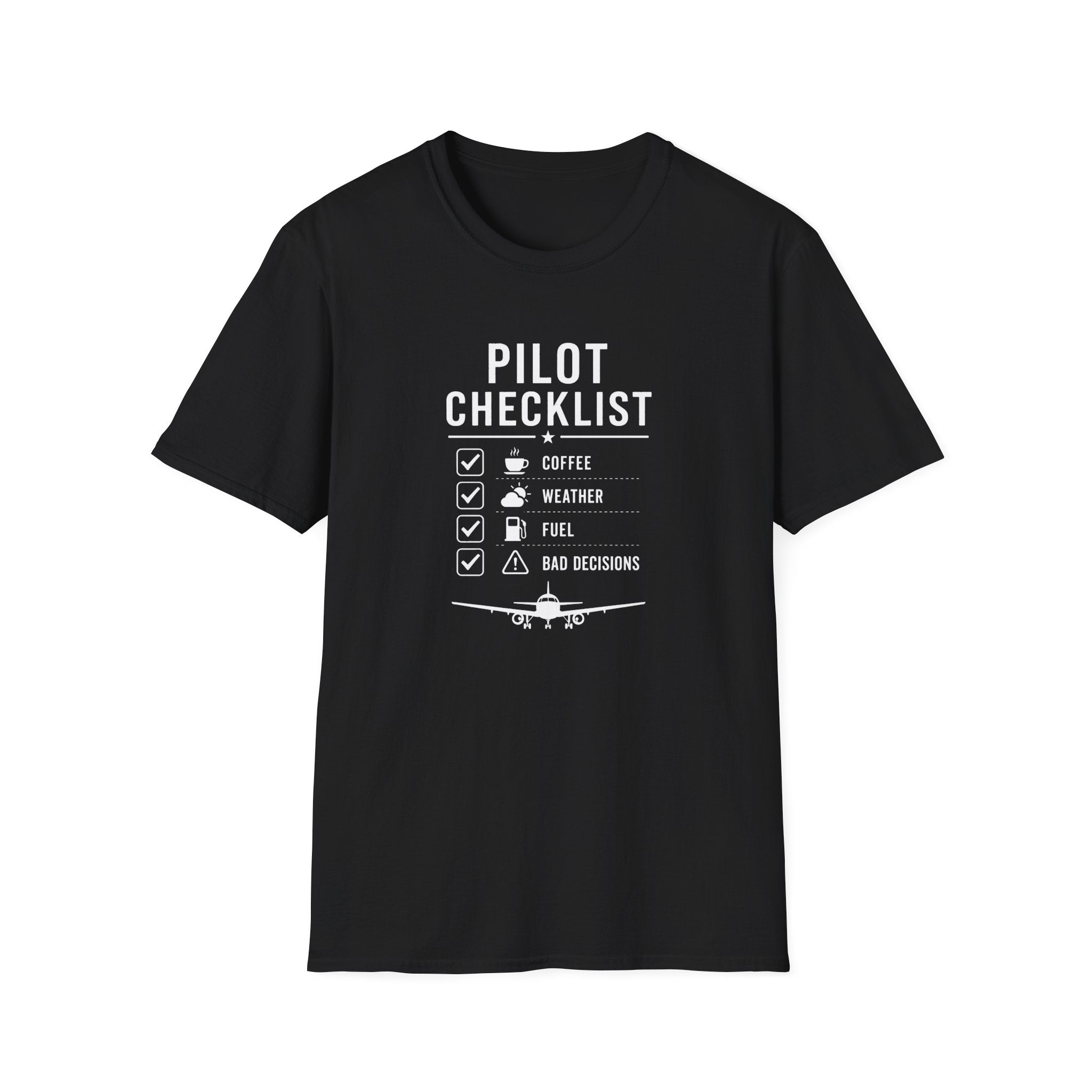 Pilot Checklist T-Shirt