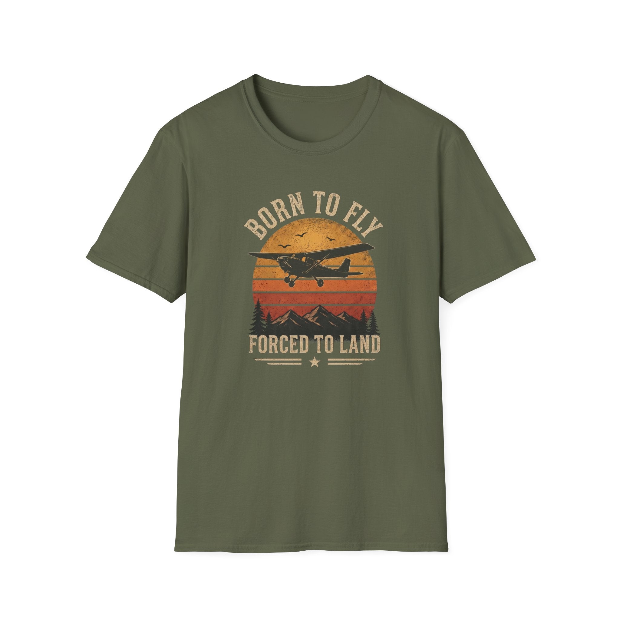 Born To Fly Forced To Land T-Shirt