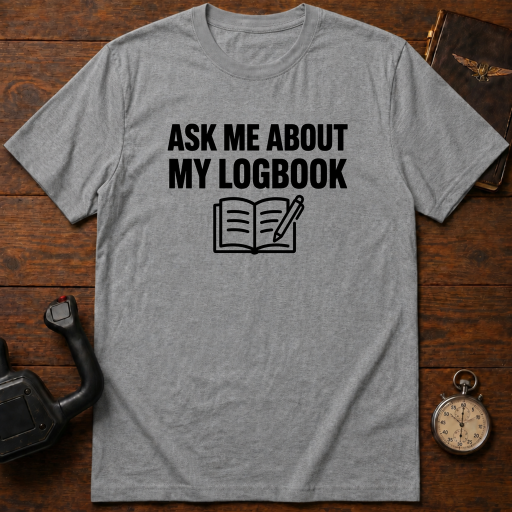 Ask Me About My Logbook T-Shirt