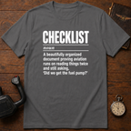 Checklist Defintion T-Shirt