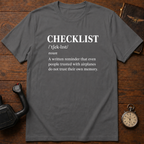 Checklist Definition T-Shirt