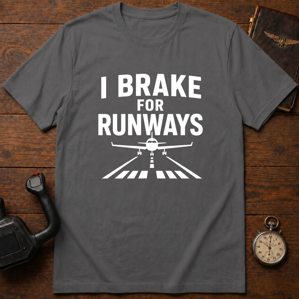 I Brake For Runways T-Shirt
