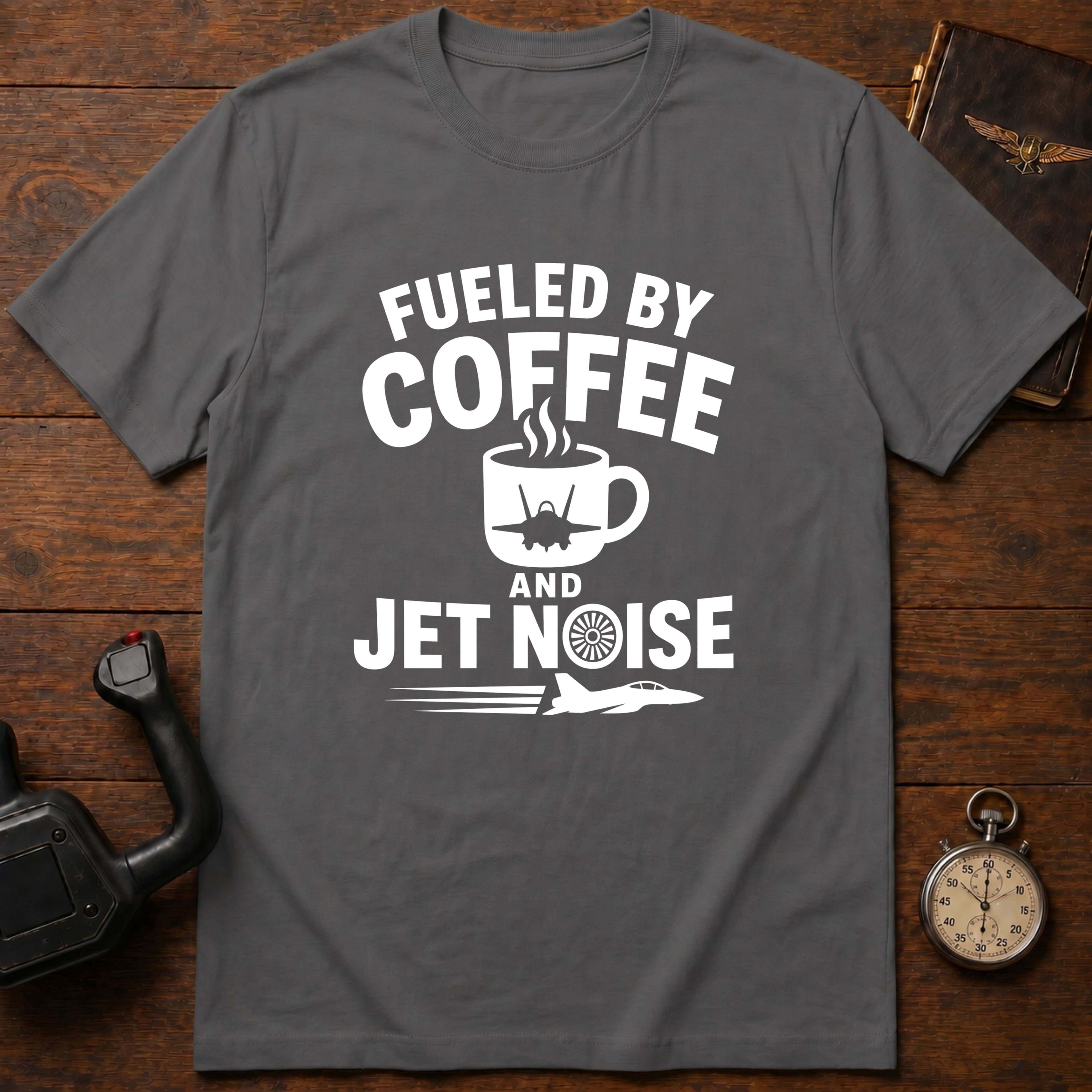 Fueled By Coffee And Jet Noise T-Shirt