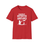 Easily Distracted By Airplanes T-Shirt