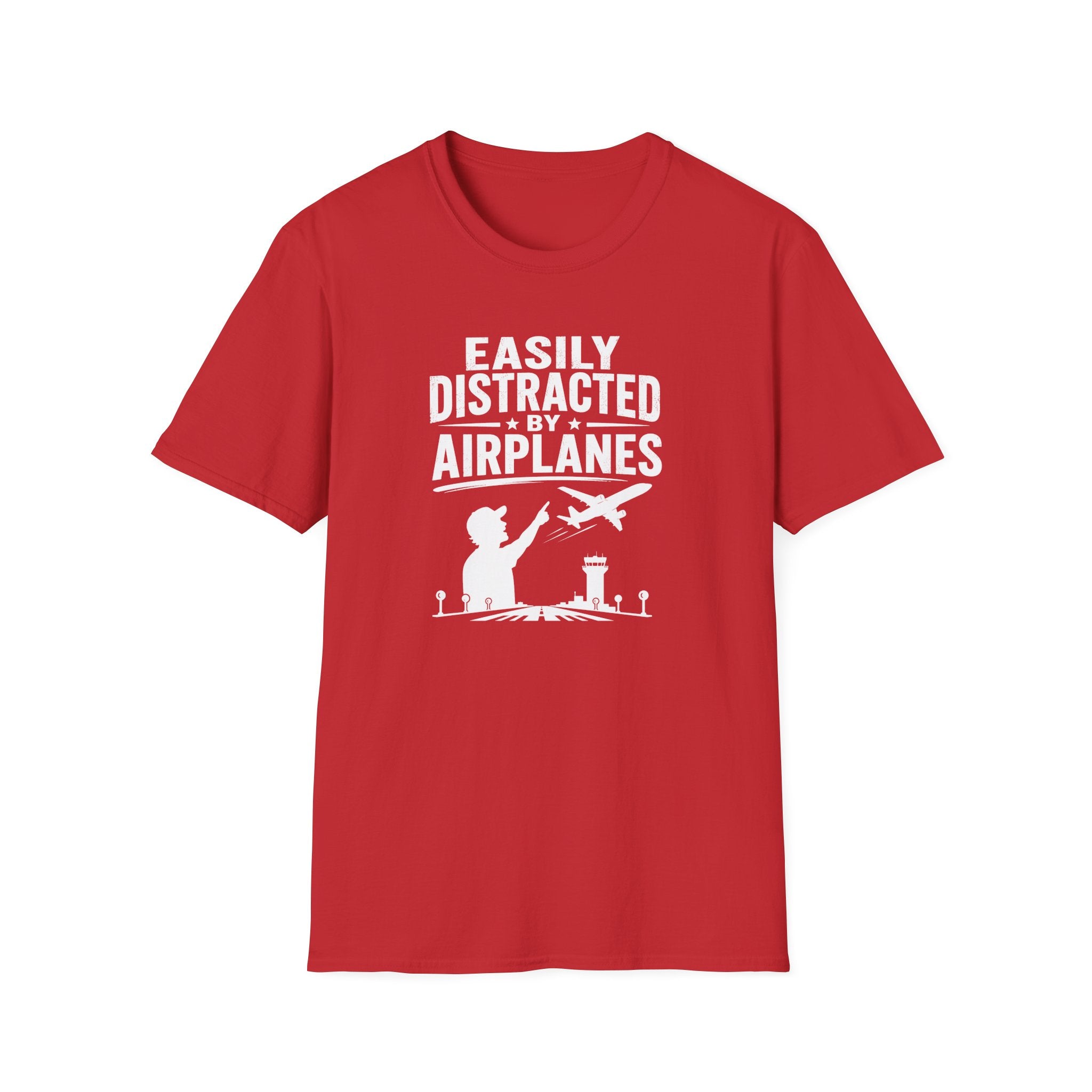 Easily Distracted By Airplanes T-Shirt