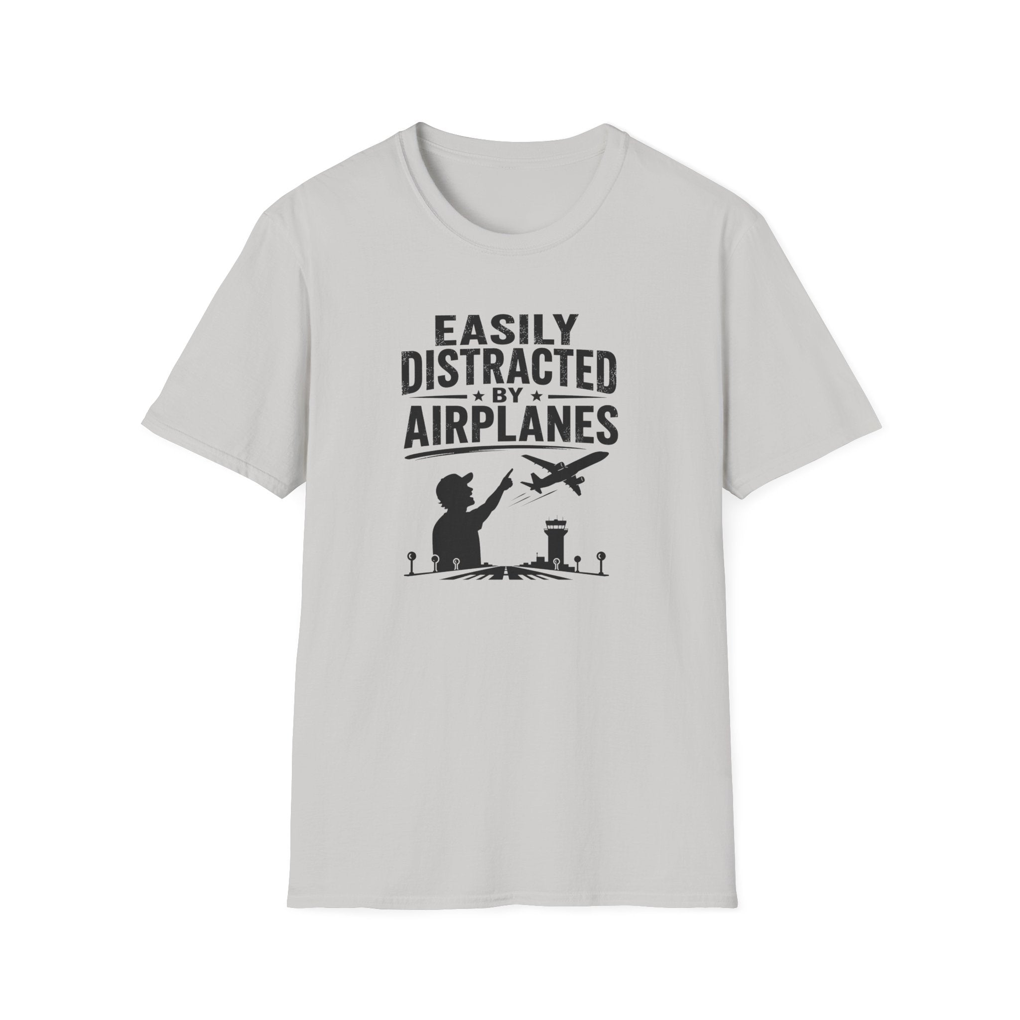 Easily Distracted By Airplanes T-Shirt