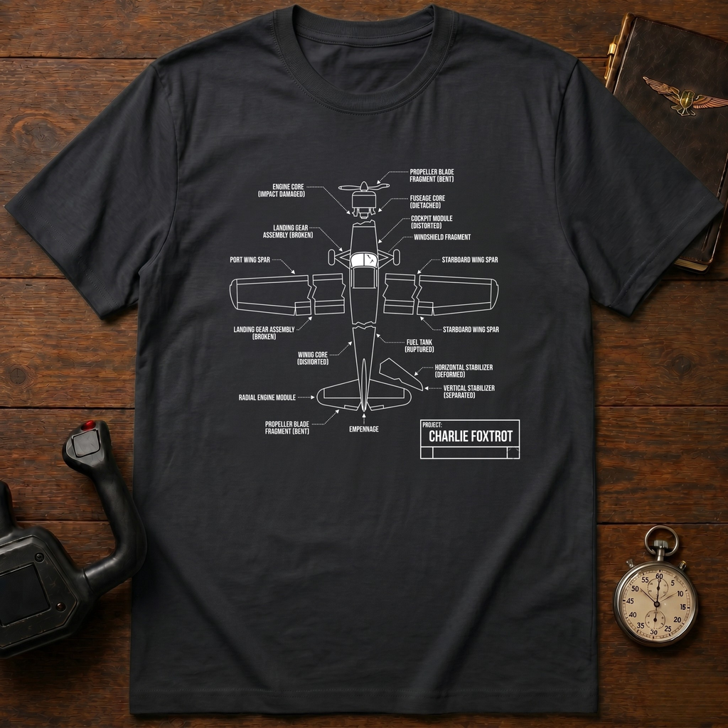 Charlie Foxtrot Schematics T-Shirt
