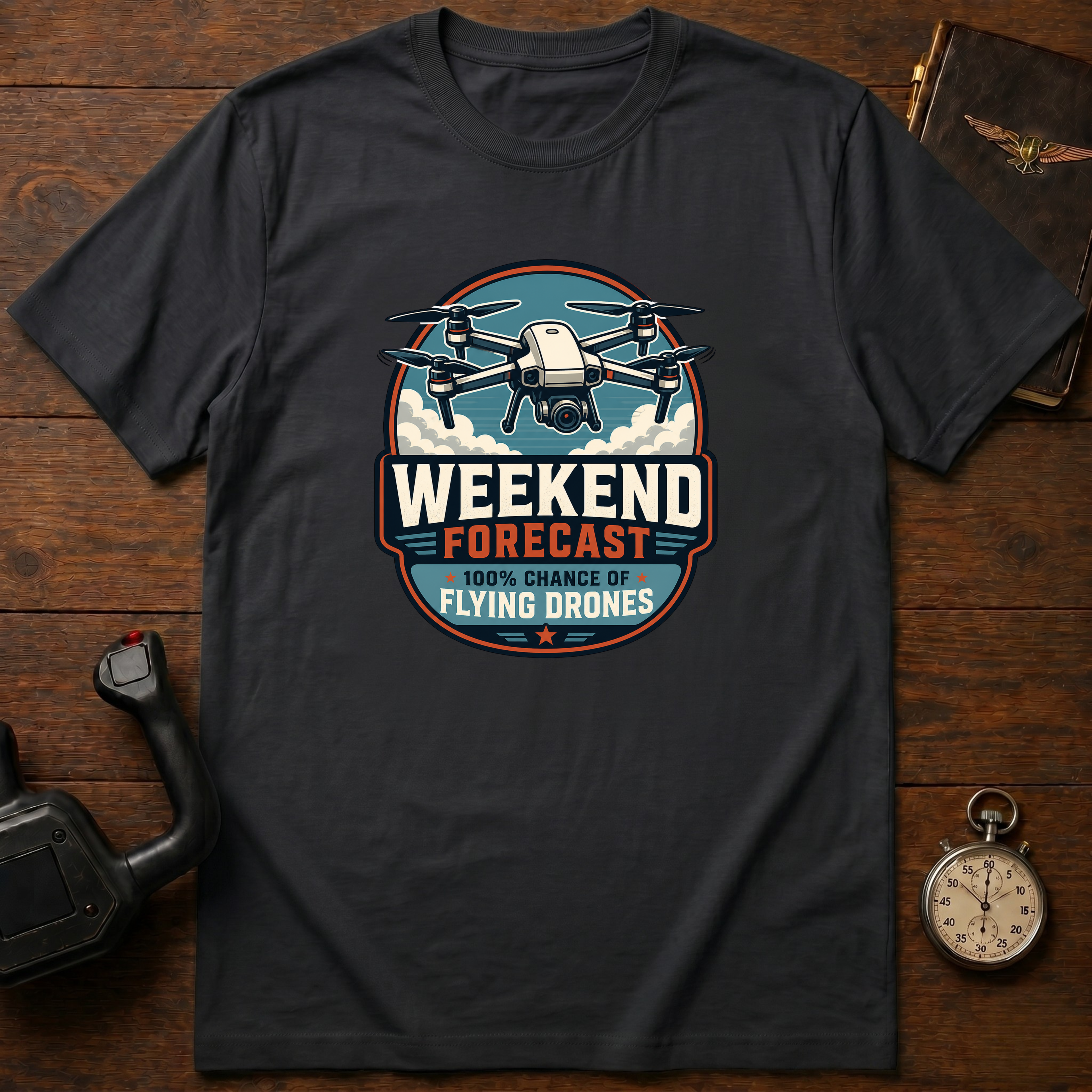 Weekend Forecast: Flying Drones T-Shirt