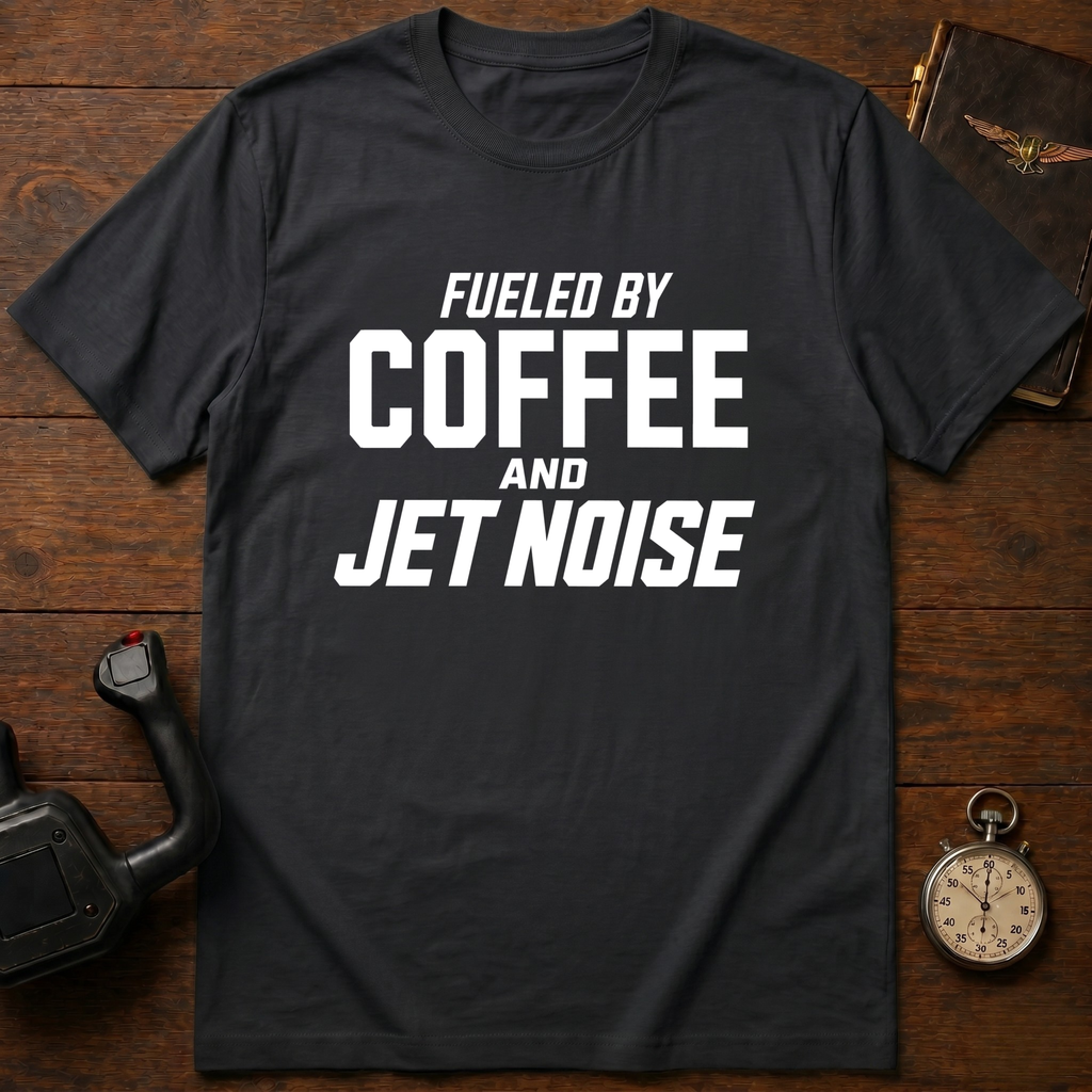 Fueled By Coffee And Jet Noise T-Shirt