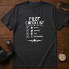 Pilot Checklist T-Shirt