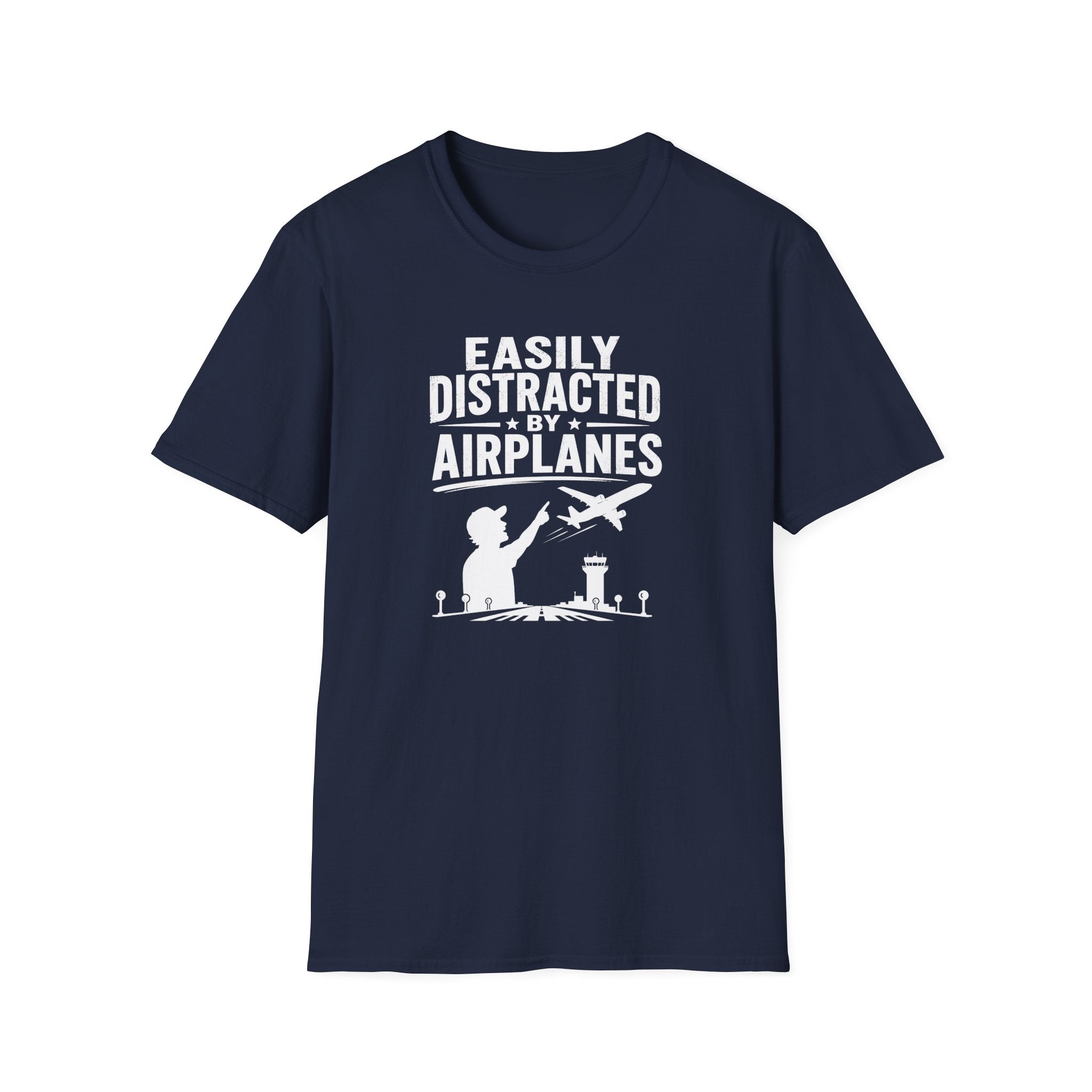Easily Distracted By Airplanes T-Shirt