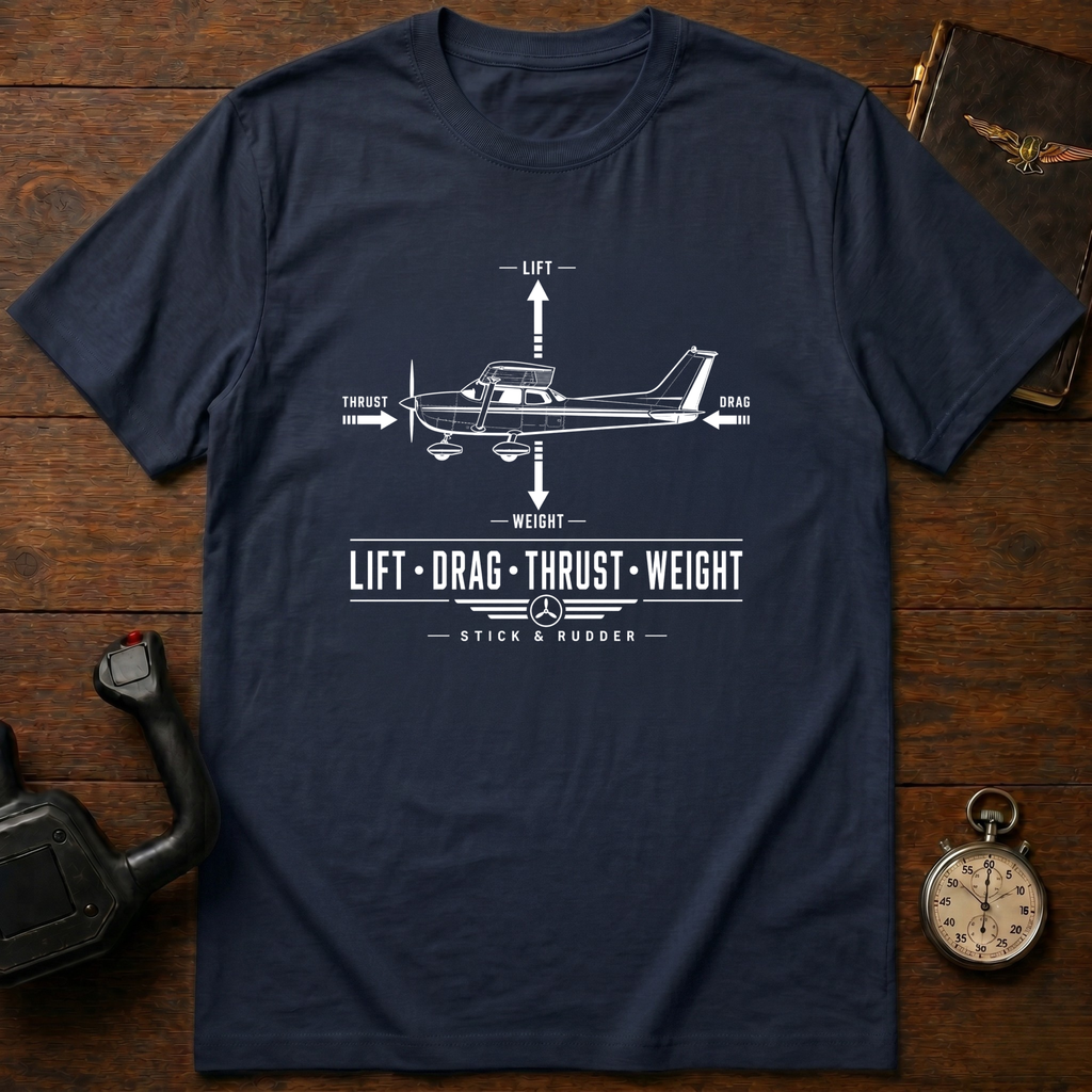 Lift Drag Thrust Weight T-Shirt