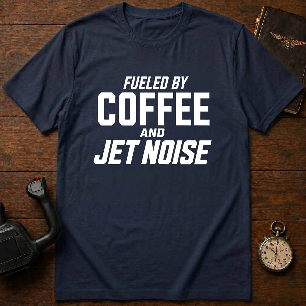 Fueled By Coffee And Jet Noise T-Shirt