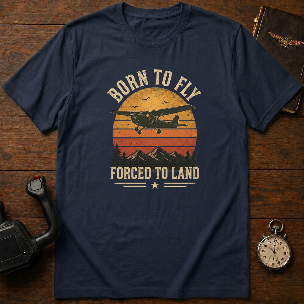 Born To Fly Forced To Land T-Shirt
