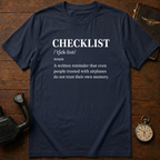 Checklist Definition T-Shirt