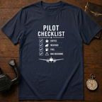 Pilot Checklist T-Shirt