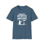 Easily Distracted By Airplanes T-Shirt