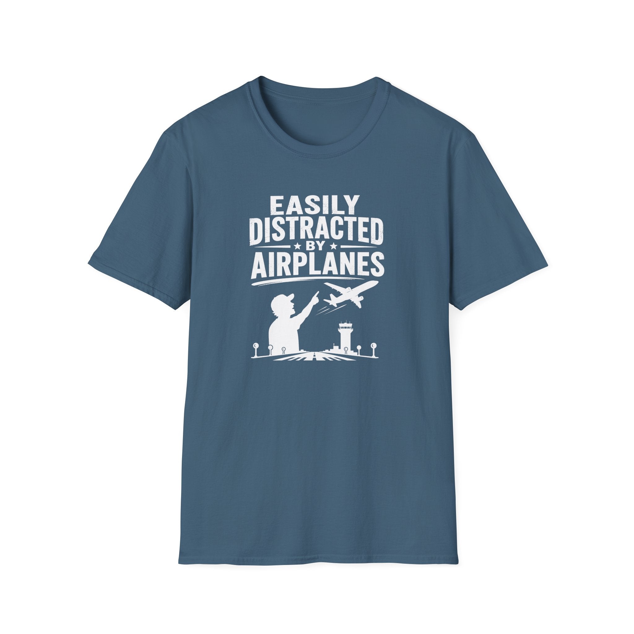 Easily Distracted By Airplanes T-Shirt