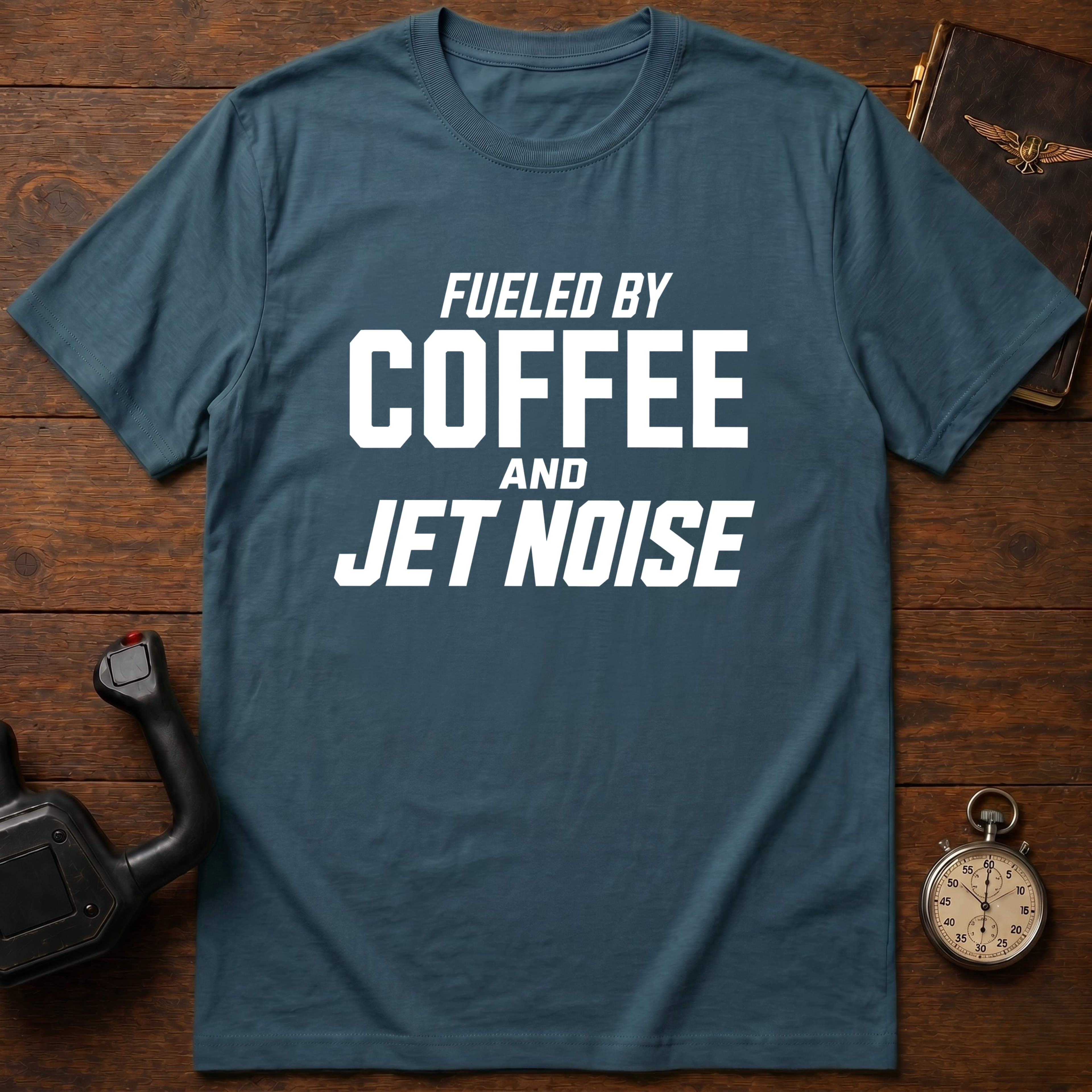 Fueled By Coffee And Jet Noise T-Shirt